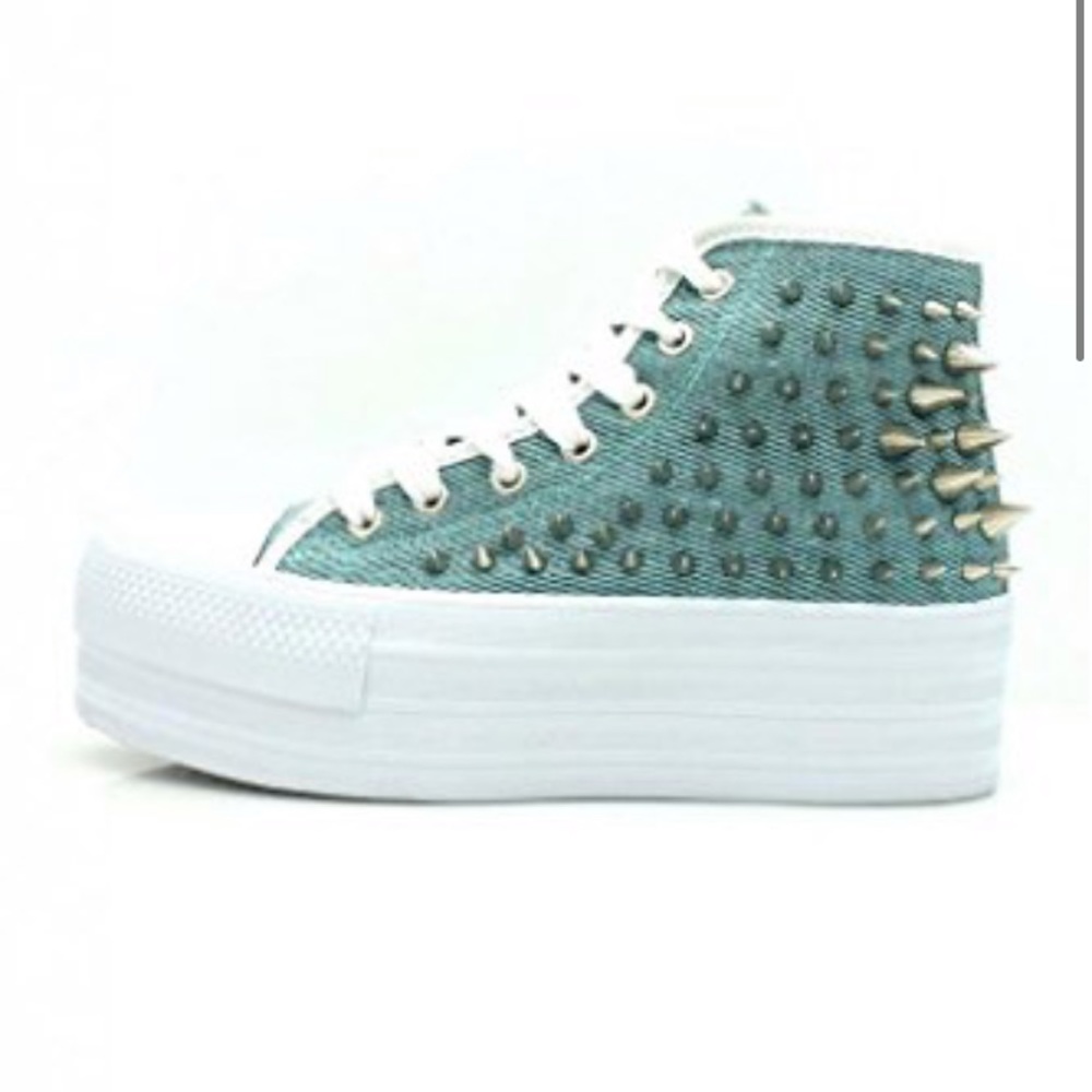 Unif Koop studded platform sneaker preowned 5